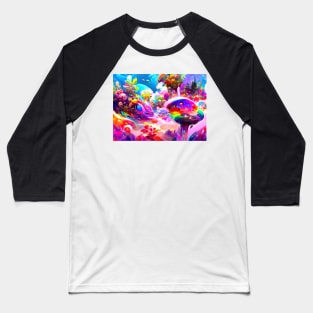 Color Globs | Rainbow Reef Ascension Baseball T-Shirt